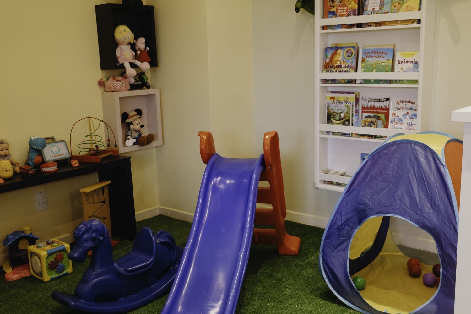 brinquedos recepção